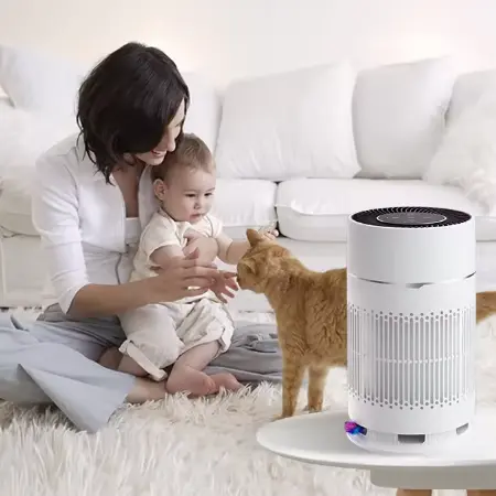 Mesin Suara Bayi untuk Tidur Lampu Malam White Noise Air Purifier