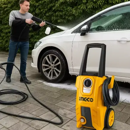 Mesin Cuci Tekanan Tenaga Kendaraan Lengkap dengan Spray Gun